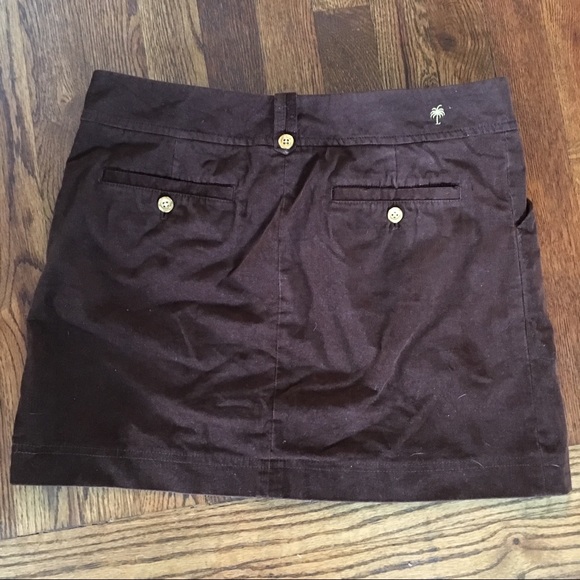 Lily Pulitzer brown Corduroy mini skirt size 6 - Picture 2 of 4